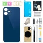 back glass replacement for iPhone 12 12mini blue