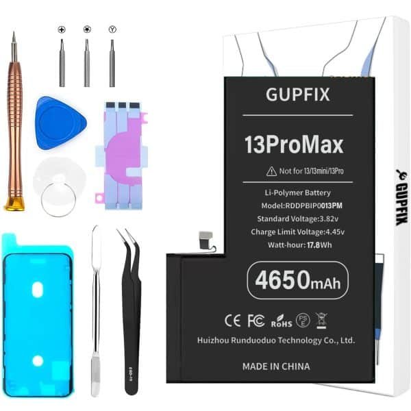 high capacity battery 4650mAh replacement for iPhone 13pro max