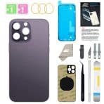 Back glass replacement for iPhone 14pro max deep purple