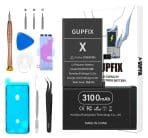 GUPFIX High Capacity Battery replacement for iPhone X