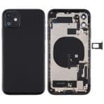 back housing for iphone 11 black full
