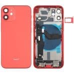 back housing for iphone 12mini red