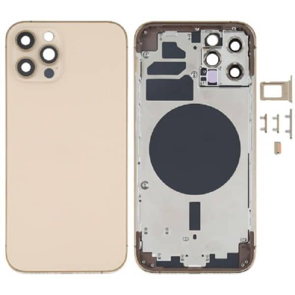 back housing for iphone 12pro gold