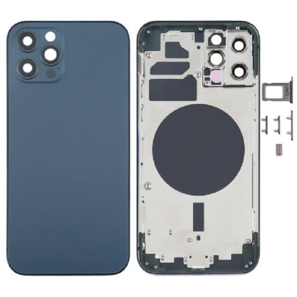 back housing for iphone 12pro pacifc blue