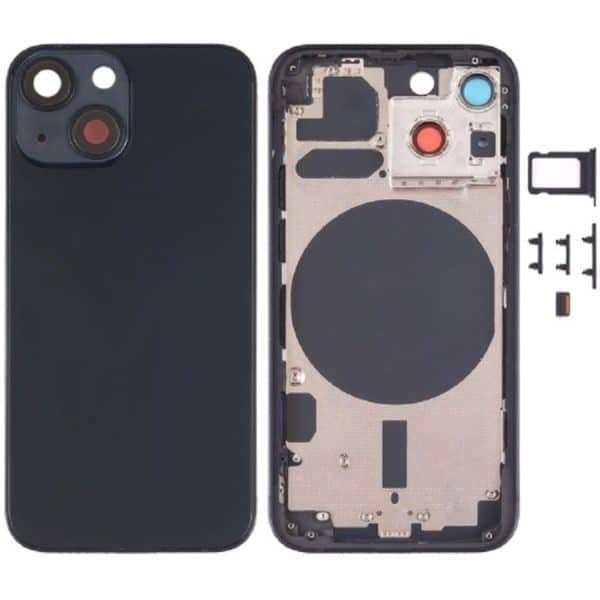 back housing for iphone 13mini midnight