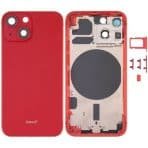 back housing for iphone 13mini red