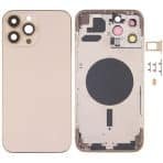 back housing for iphone 13pro max gold