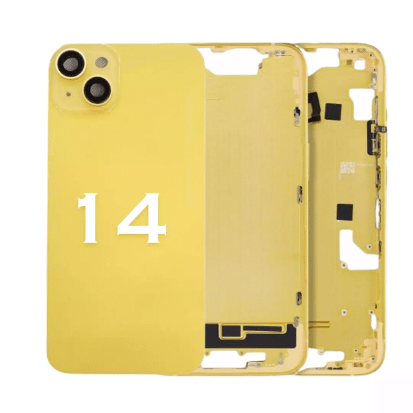 back housing for iphone 14 yellow