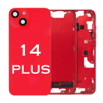 back housing for iphone 14plus red
