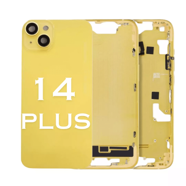 back housing for iphone 14plus yellow
