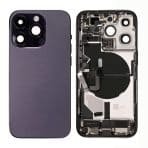 back housing for iphone 14pro deep purple full