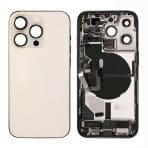 back housing for iphone 14pro max gold full