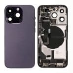 back housing for iphone 14pro max deep purple full