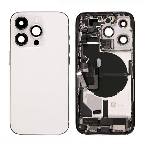back housing for iphone 14pro max silver full