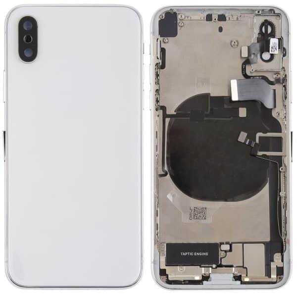 back housing for iphone x white full
