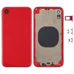 back housing for iphone xr red