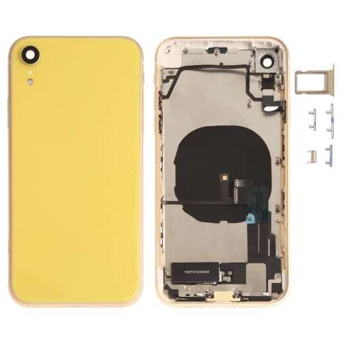 back housing for iphone xr yellow full