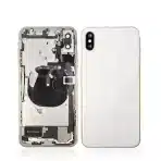 back housing for iphone xs max silver full