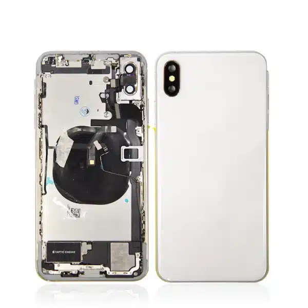 back housing for iphone xs max silver full