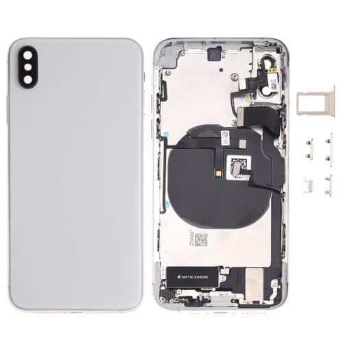 back housing for iphone xs silver full