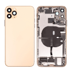 back housing for iphone 11pro max gold full