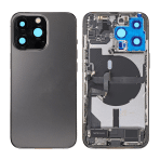 back housing for iphone 13pro black full