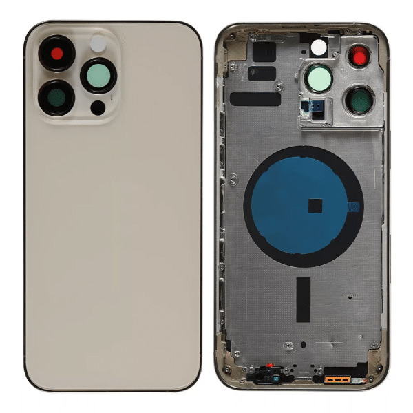 back housing for iphone 14pro gold