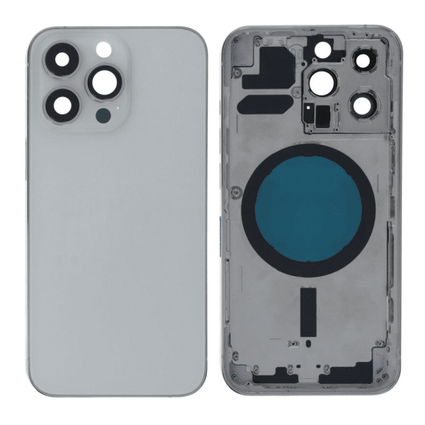 back housing for iphone 14pro silver