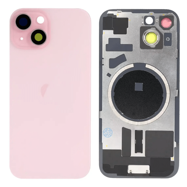 back housing for iphone 15 pink