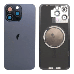back housing for iphone 15pro max blue titanium