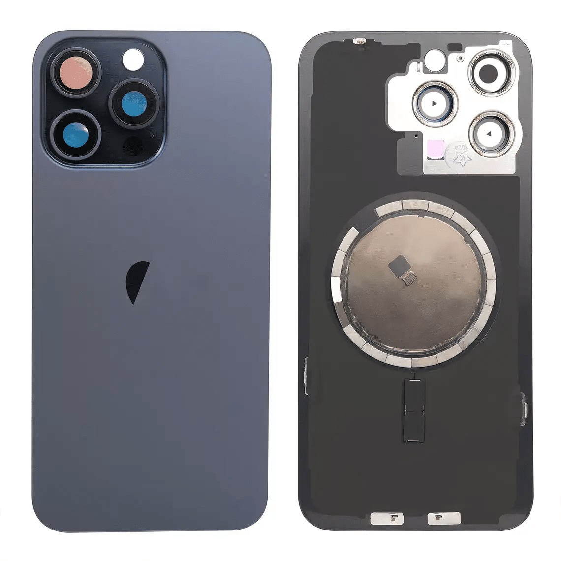 15pro max blue titanium back housing for iphone 15pro max blue titanium