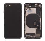 back housing for iphone se3 black full