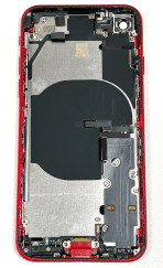 back housing for iphone se3 red full