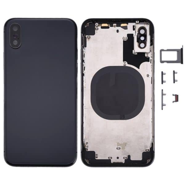 back housing for iphone x black