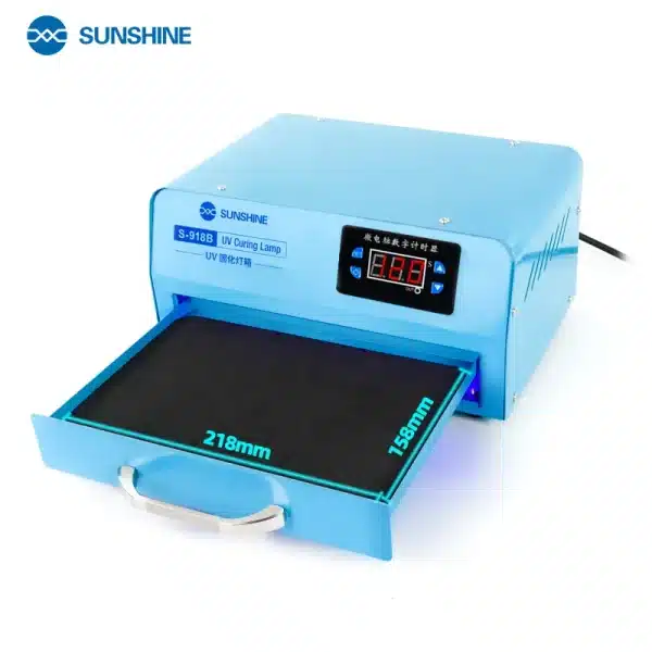 SUNSHINE High Power No wrinkles No Blistering Fast Heat Dissipation UV Curing Light Box for OCA Bonding of Edge Glass