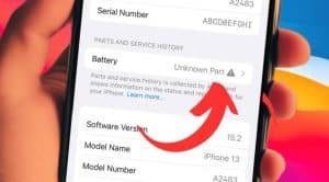 battery replacement unknown part