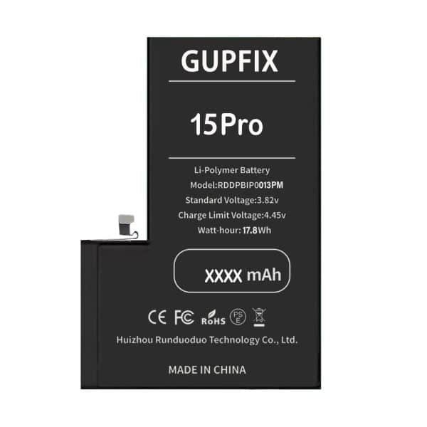 iphone 15pro standard capacity battery